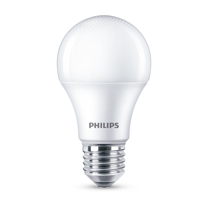 2x Ampolleta LED Philips 9W E27 A60 Luz Calida