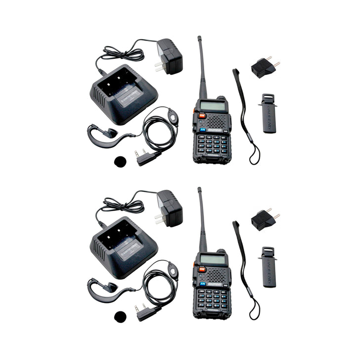 Pack 2 Handy Baofeng UV-5R