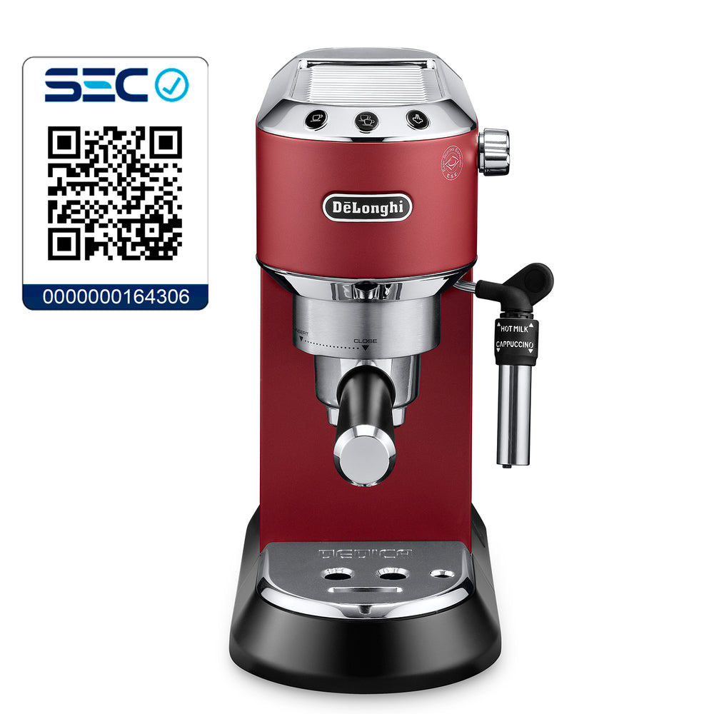 Cafetera Espresso DeLonghi Dedica EC685 Roja