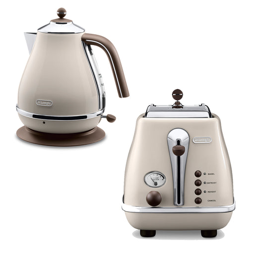 Set Desayuno DeLonghi Icona Vintage Beige