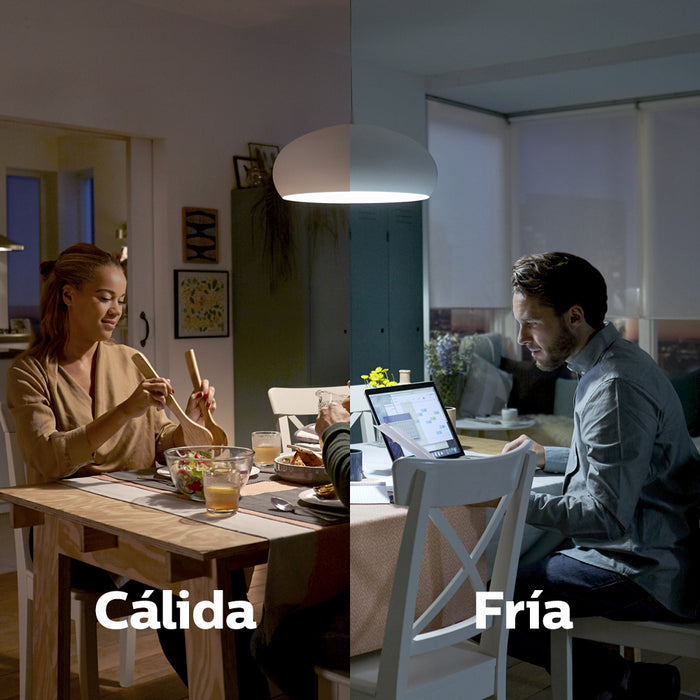 Ampolleta Led Philips Sceneswitch Luz Fria/Calida Sin Dimmer