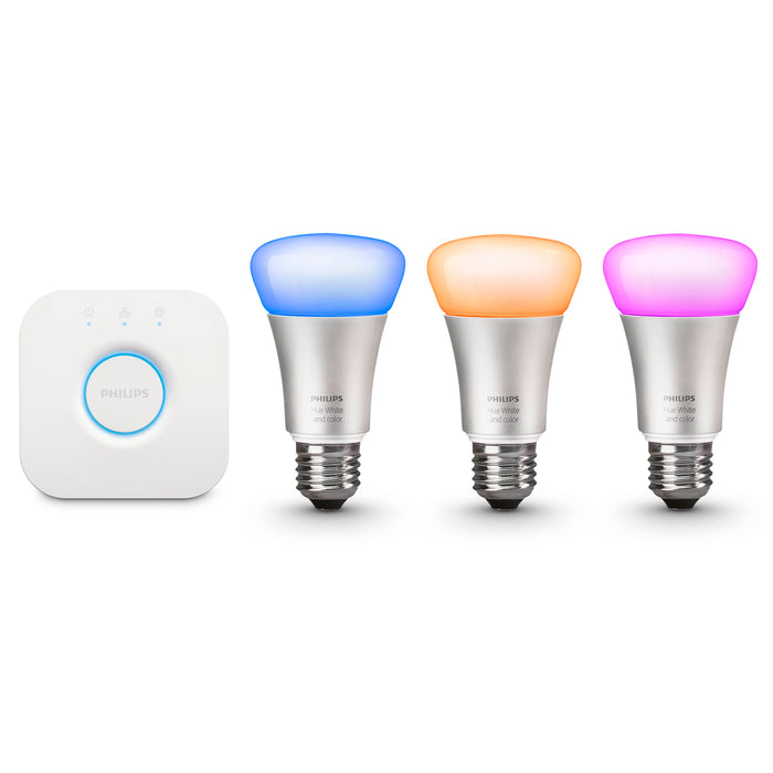 Kit Philips Hue Bridge + 10 Ampolletas Led Colores