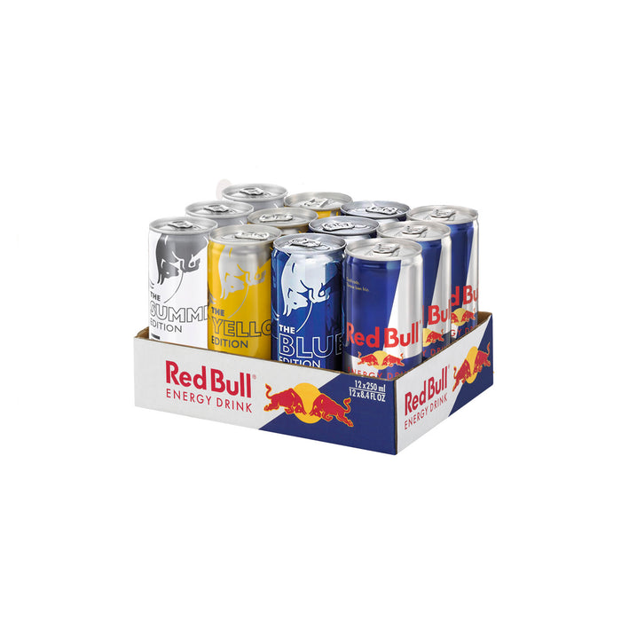 Bebida Energetica Red Bull Mix De Sabores 12 Latas De 250ml