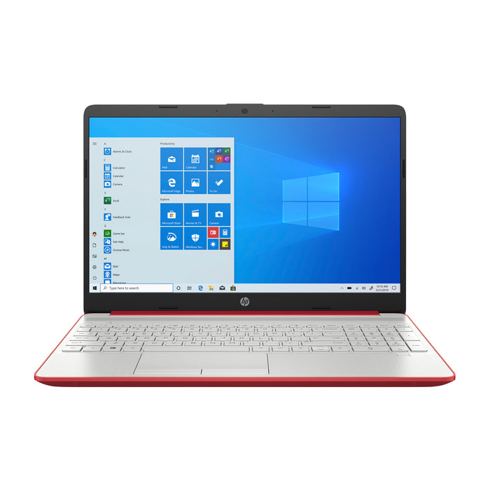 Notebook HP 15.6" Pentium Gold 4GB/128GB Rojo