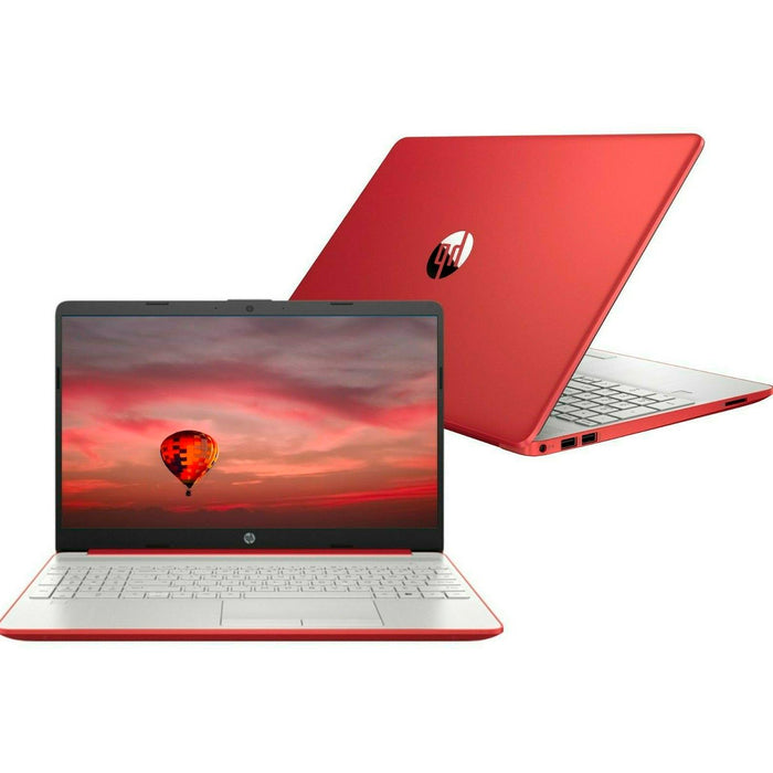 Notebook HP 15.6" Pentium Gold 4GB/128GB Rojo