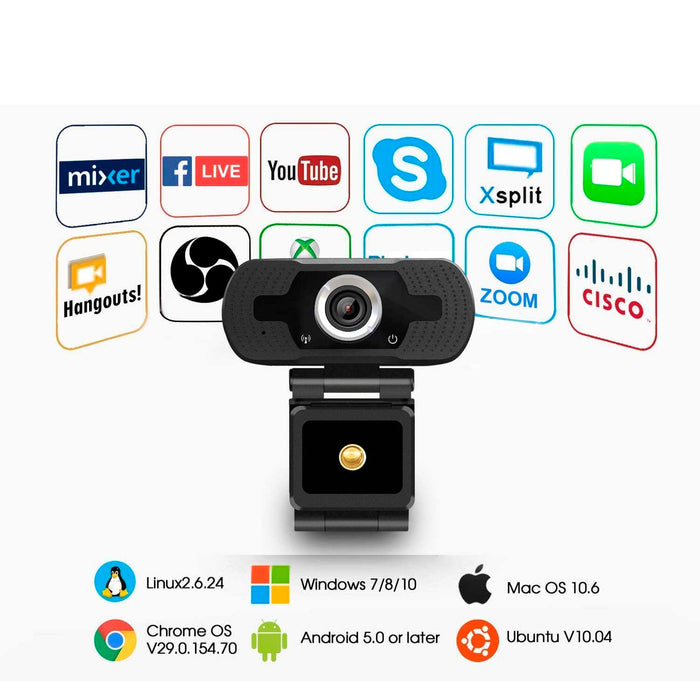 Webcam Xiaomi Imilab 1080p con privacidad Zoom Meet Teams