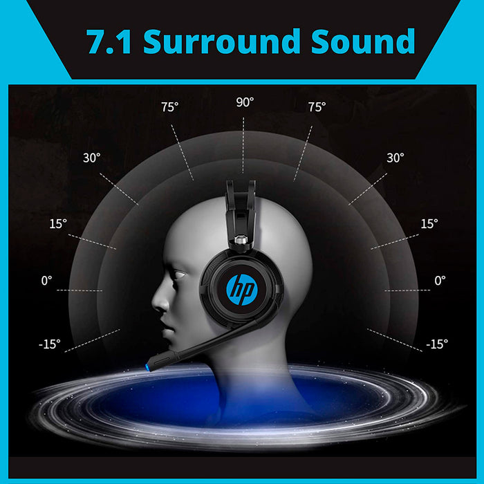 Audifono Gamer HP H500GS 7.1 Surround | Control Remoto & LED