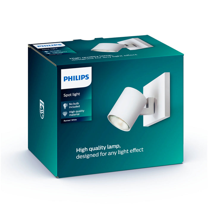 Aplique de Techo Philips Runner 1x Blanco