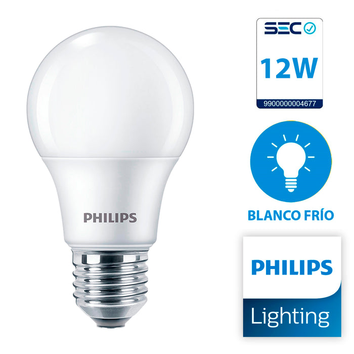 Ampolleta LED Philips EcoHome E27 12W 950lm Fria