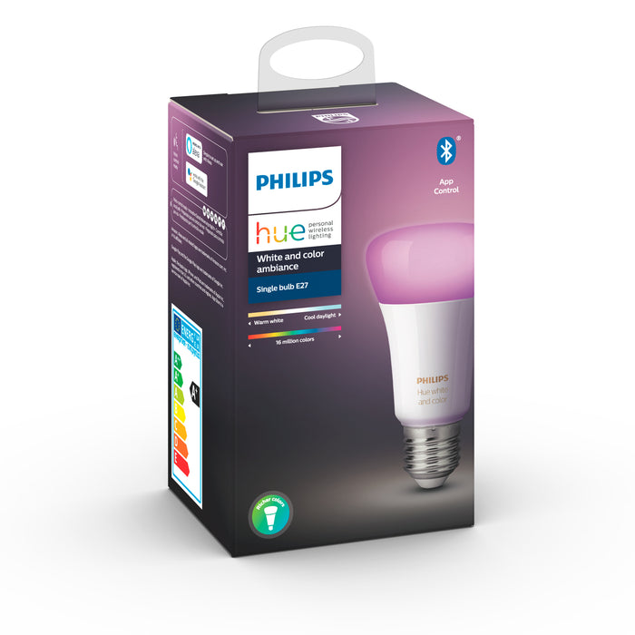 Ampolleta LED Philips Hue 9W E27 Bluetooth y Zigbee