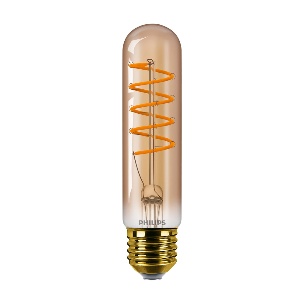 Ampolleta LED Philips Vintage Tubo E27 T32 5.5W Calida