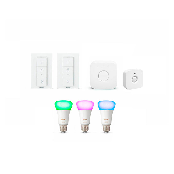 Pack Kit Inicio Philips Hue + Sensor de Movimiento