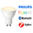 Pack Philips Hue 4 Ampolletas Hue GU10 Blanco Calido