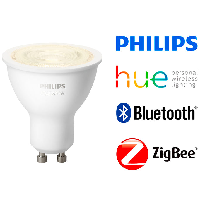 Pack Philips Hue 2 Ampolletas Hue GU10 Blanco Calido