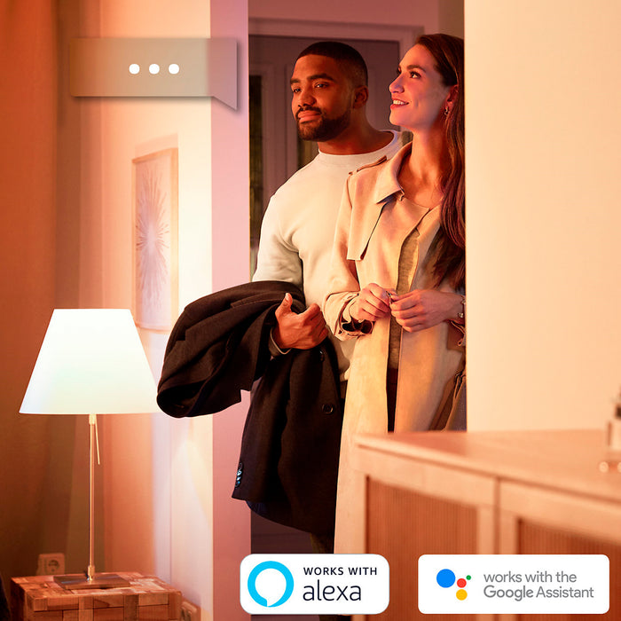 Pack Philips Hue 4 Ampolletas Hue GU10 Blanco Calido