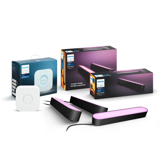 Pack Philips Hue Play 3 Barras + Fuente + Bridge