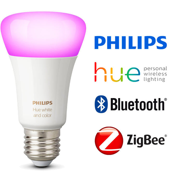 Pack Philips Hue Lampara Techo Mohair + Ampolleta Hue Color