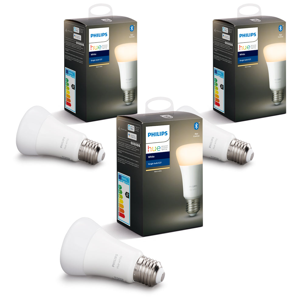 Pack Philips Hue 3 Ampolletas Hue Blancos