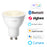 Pack Philips Hue 3 Ampolletas Hue GU10 Blanco Calido