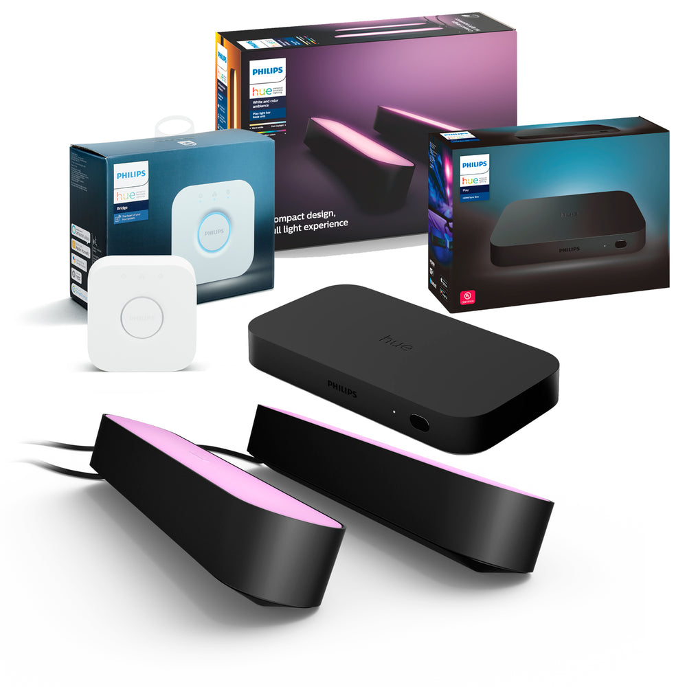 Pack Philips Hue Sync Box + Bridge + 2 Barras Play