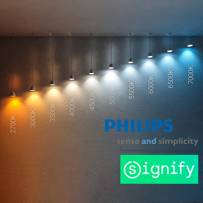 Pack 4 Ampolletas LED Philips GU10 3.8W Luz Calida