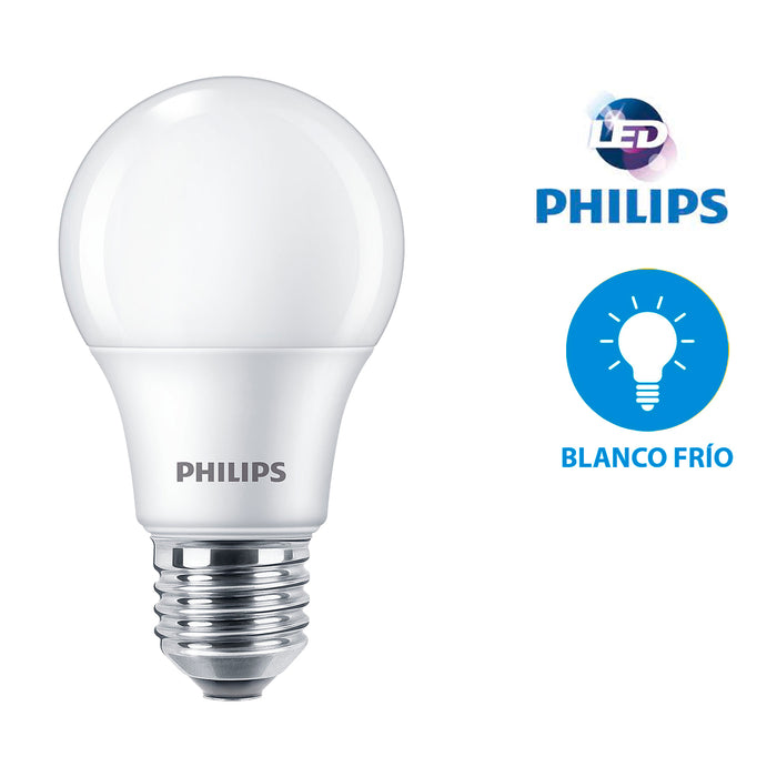 Pack 10 Ampolletas LED Philips EcoHome 12 Watts E27 Fria