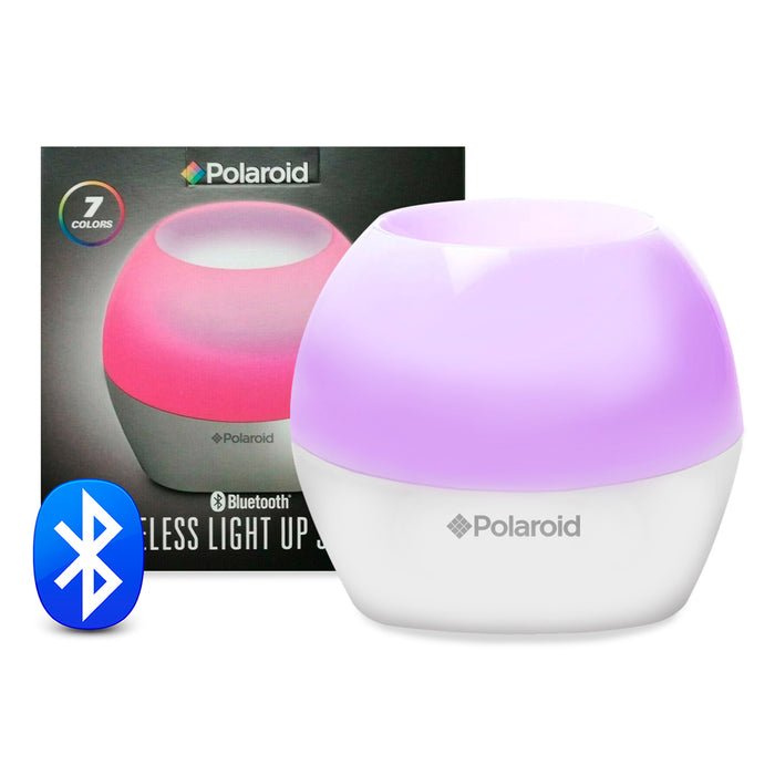 Parlante Bluetooth Polaroid con Luz LED