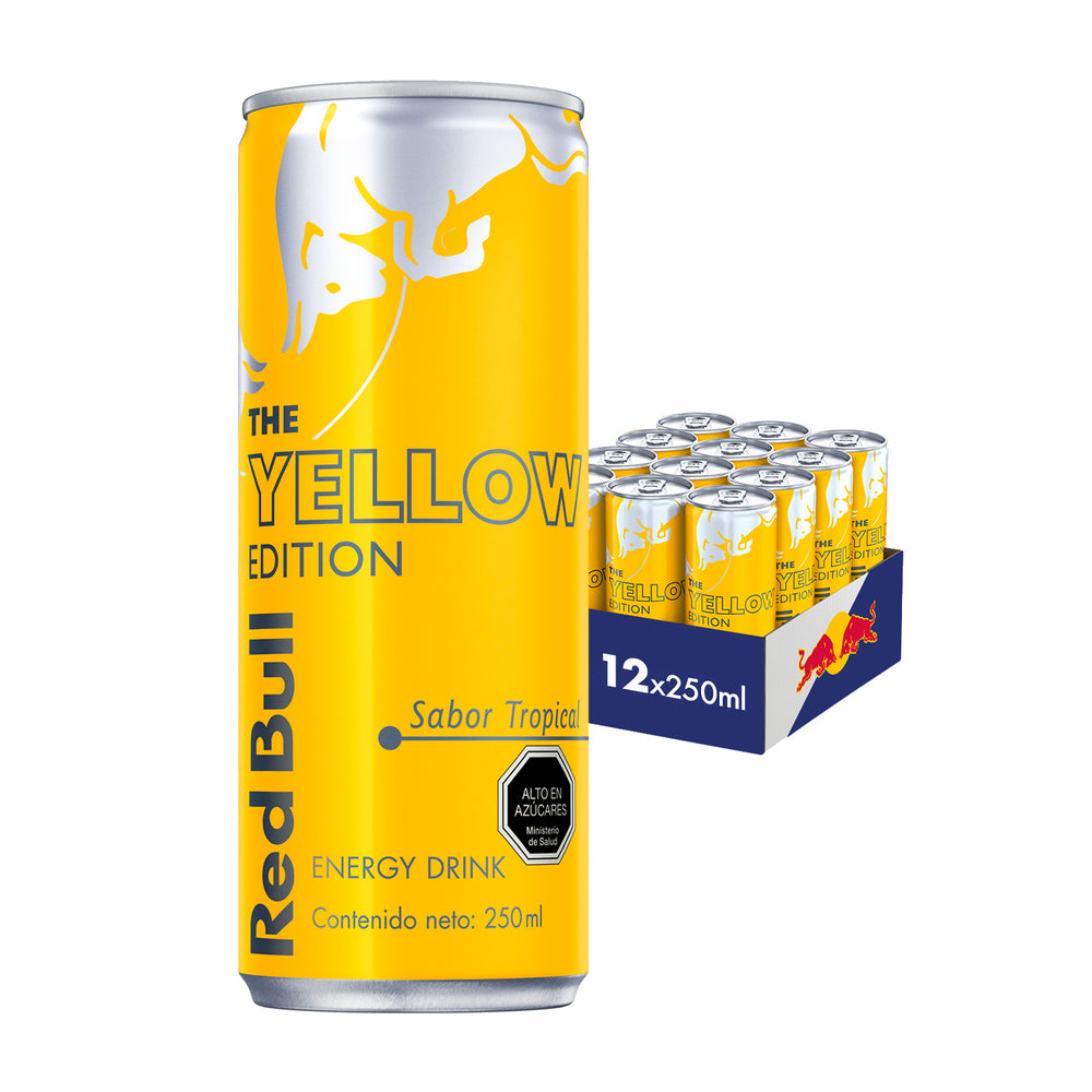 Red Bull Yellow 12 Latas 250ml