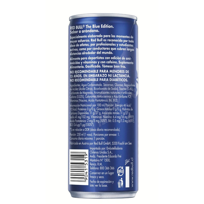 Red Bull Blue Arandano 12 Latas 250ml