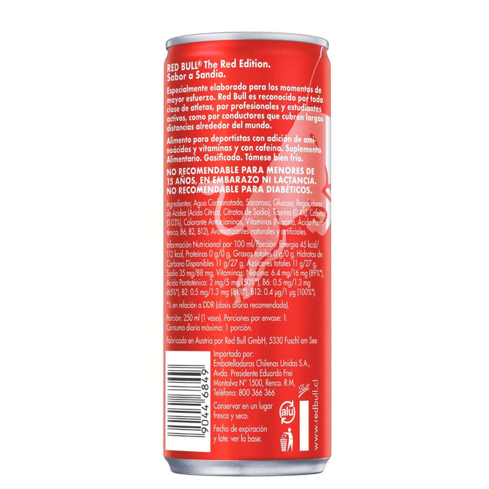 Red Bull Sandia 12 Latas 250ml