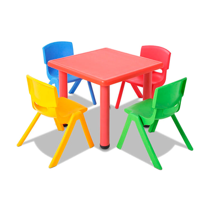 Juego de Mesa y Sillas de Plastico Niños