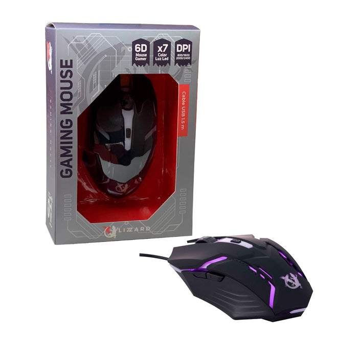 Mouse Gamer USB X-Lizzard XZZ-MO-01