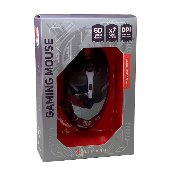 Mouse Gamer USB X-Lizzard XZZ-MO-01