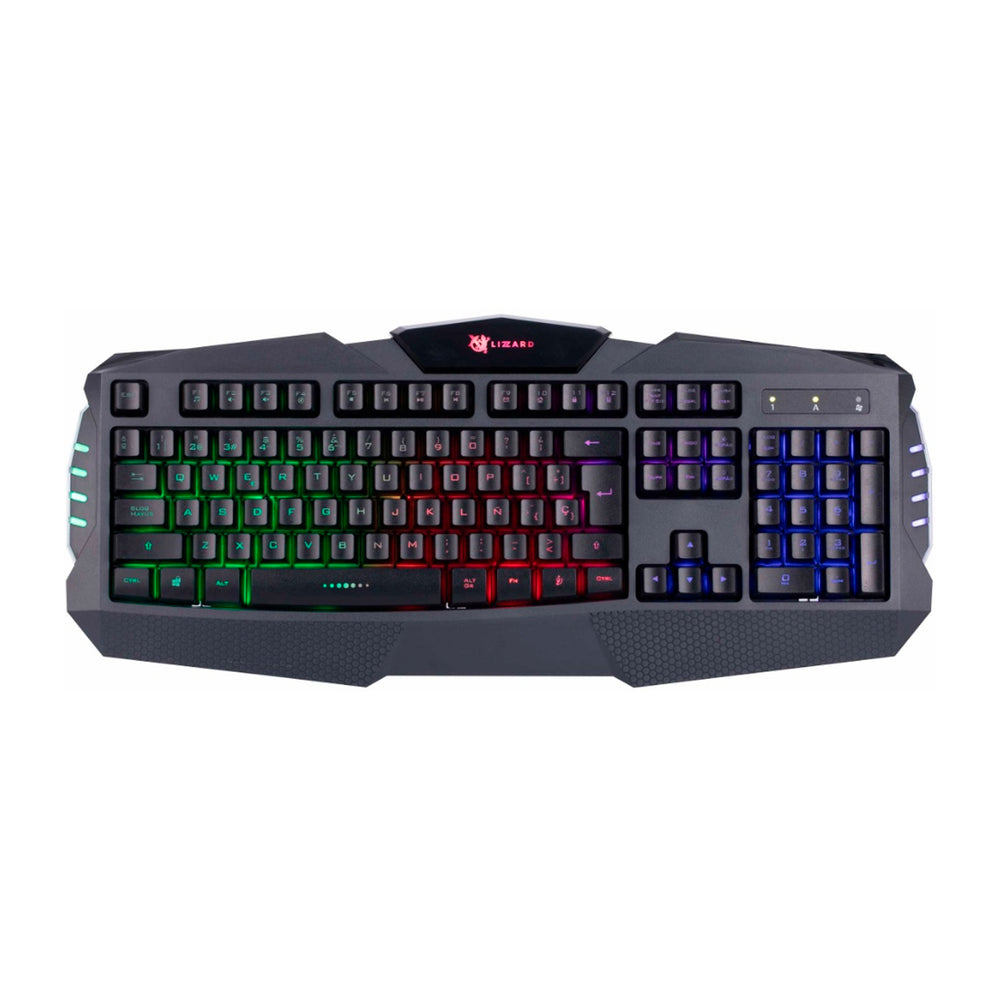 Teclado Gamer X-Lizzard USB Con Luces LED RGB