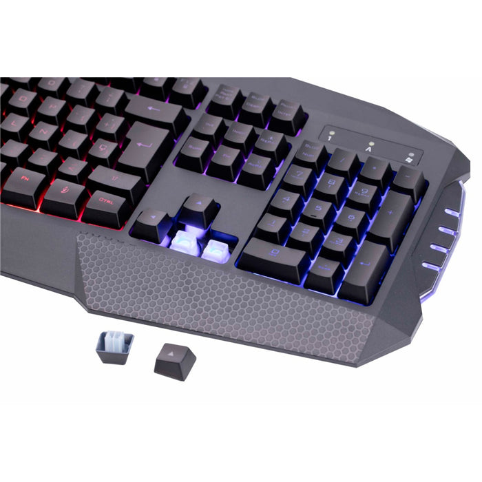 Teclado Gamer X-Lizzard USB Con Luces LED RGB