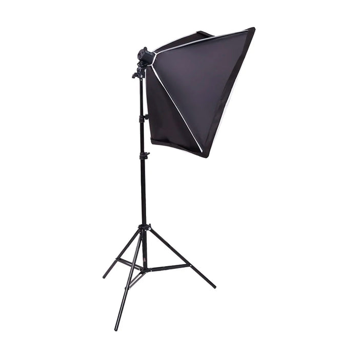 Pack Kit 1 Caja De Luz Softbox + 1 Tripode + 4 Ampolletas LED SEC