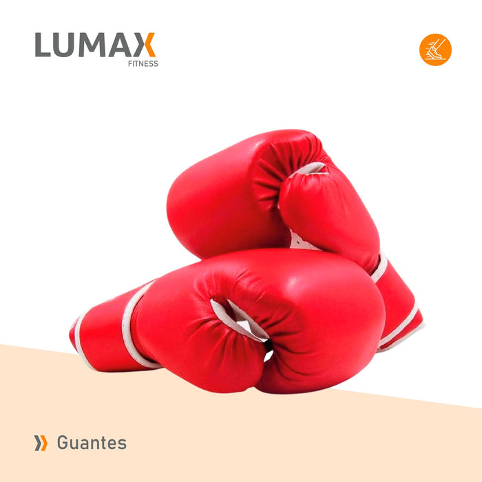 Kit Bolsa De Boxeo Guantes Protector Bucal