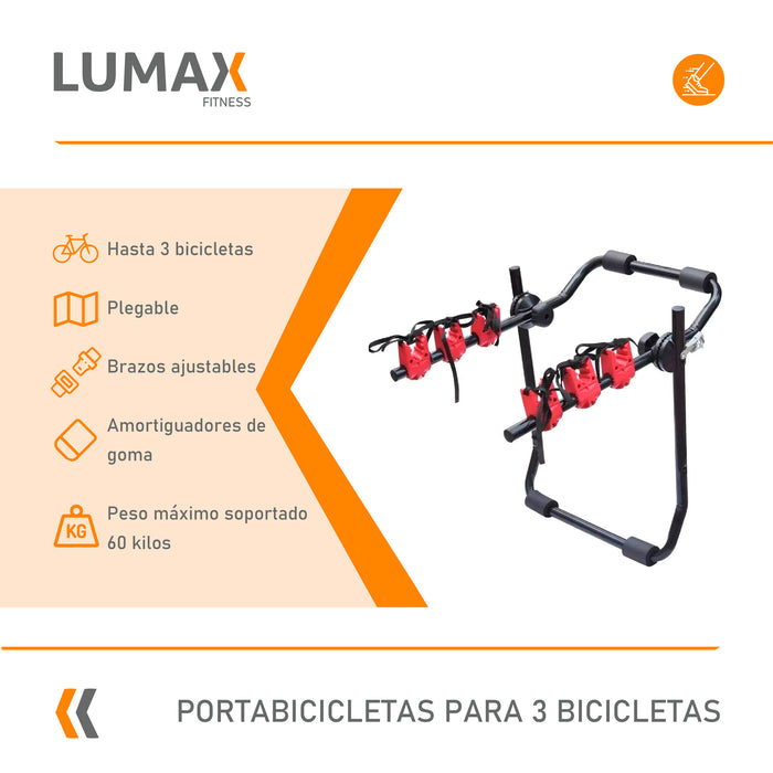 Portabicicletas Lumax 3 Bicicletas