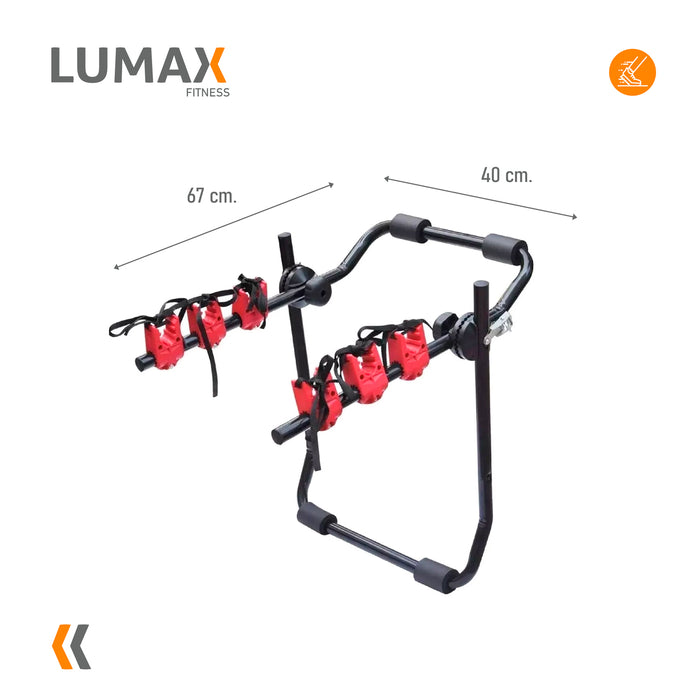 Portabicicletas Lumax 3 Bicicletas