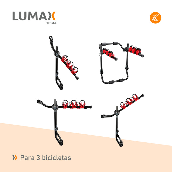 Portabicicletas Lumax 3 Bicicletas