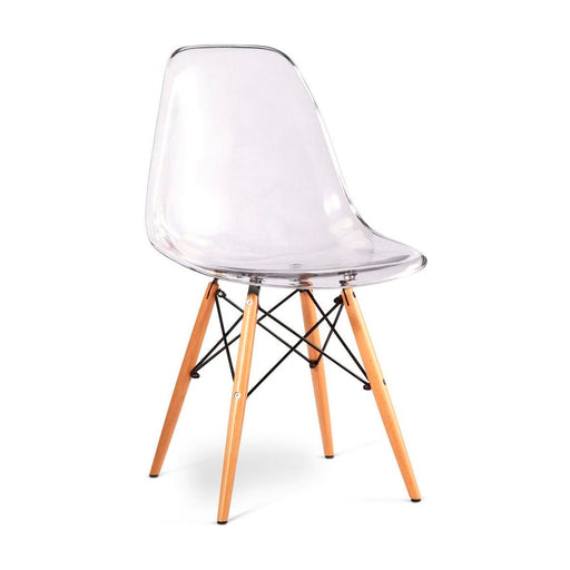 Silla Eames Dsw Clasica Transparente