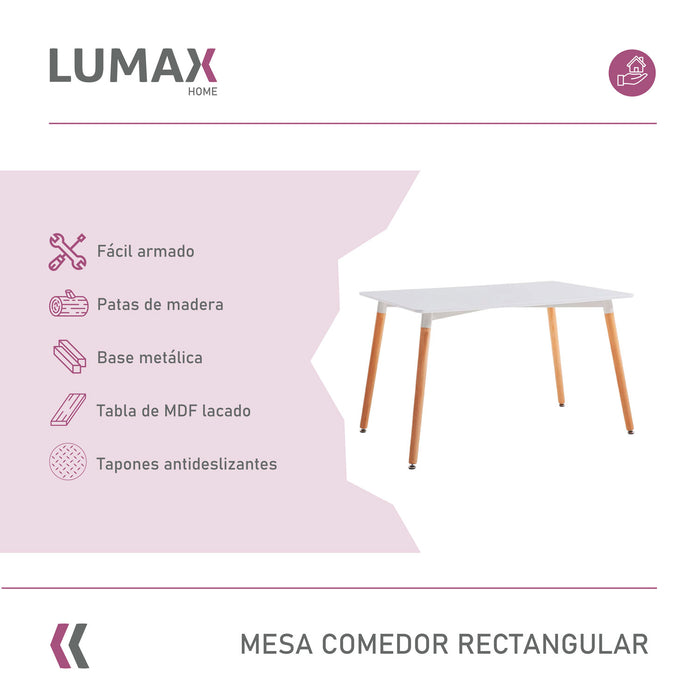 Mesa Eames 120x80 Blanca