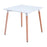 Mesa Nordica Eames Cuadrada 80x80 cm