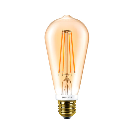 Ampolleta Led Philips Vintage Valvula Calida Dorada 7w-50w