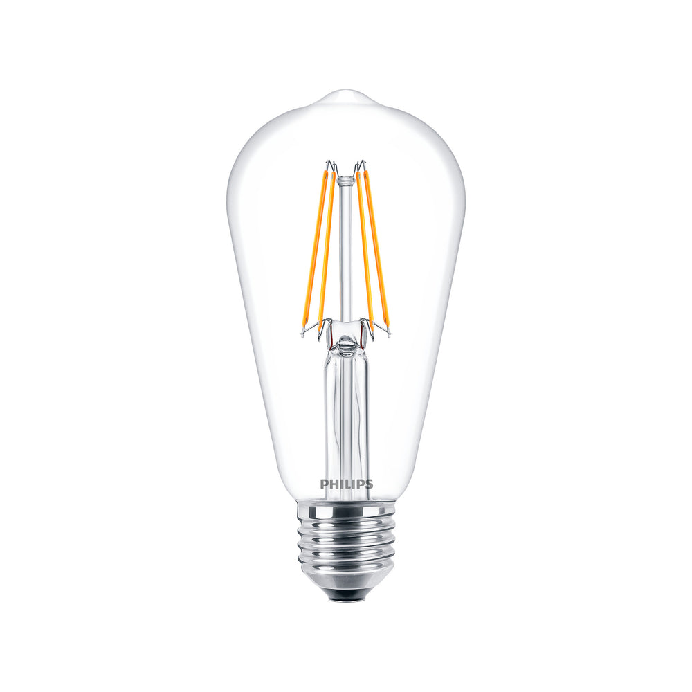 Ampolleta LED Philips Vintage Valvula Calida Cristal 6W-60W