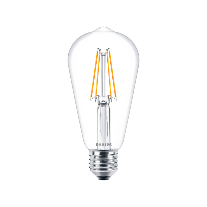 Ampolleta LED Philips Vintage Valvula Calida Cristal 6W-60W