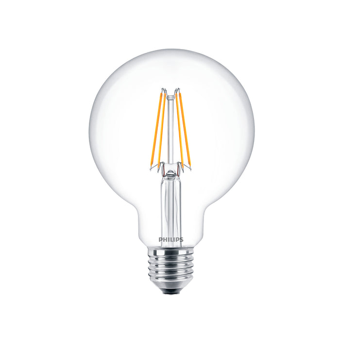 Ampolleta LED Philips Vintage Globo Cristal Calida 6W