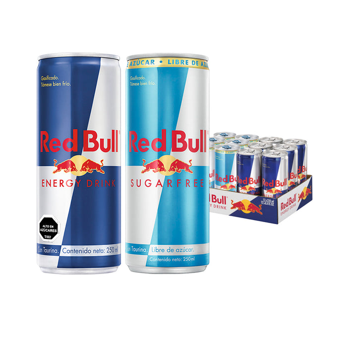 Red Bul Mix Regular & SF 12 Latas 250ml