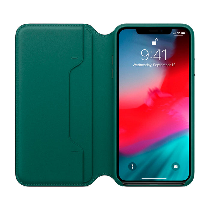 Carcasa Apple Leather Folio iPhone XS Max Original