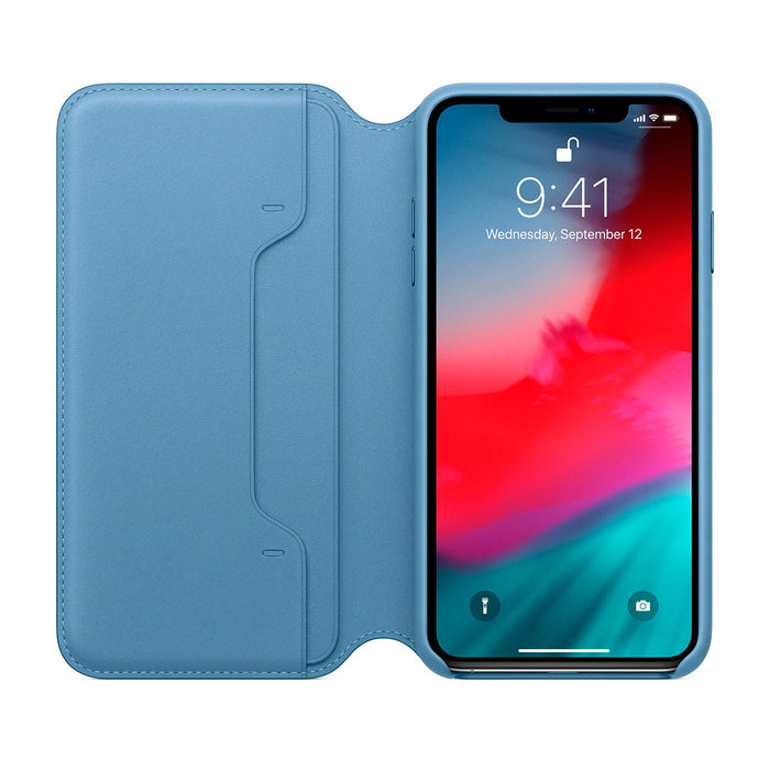 Carcasa Apple Leather Folio iPhone XS Max Original